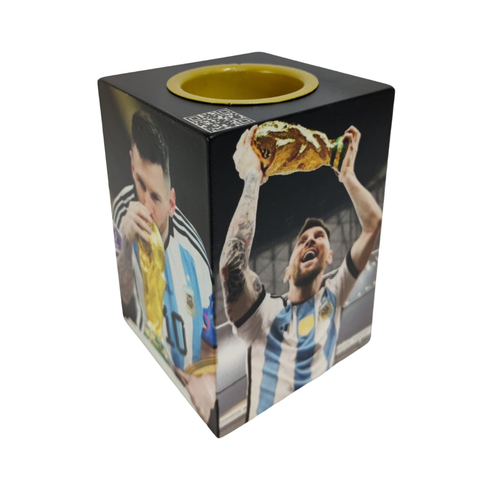 "MESSI" Wooden Mubkhar + 1 Tola Vietnami Rakaak 4A